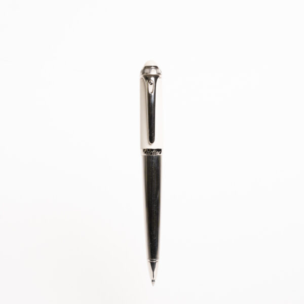 Cartier Roadster pen, white leather